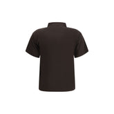 Margiela Brown Viscose Polo Shirt